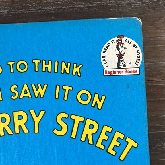 Vntg 1964 And to think that I saw it on mulberry street’ Dr Seuss book vanguard - Picture 3 of 9